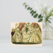 Victoriaans huwelijk briefkaart (Staand voorkant)