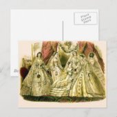 Victoriaans huwelijk briefkaart (Voorkant / Achterkant)