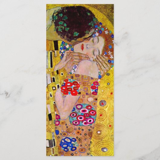 Victoriaans huwelijksprogramma, The Kiss, Gustav K Programmakaart (Achterkant)