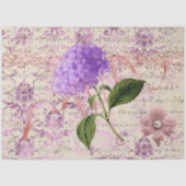 Victoriaans hydrangea Ephemera-ontkoppeling Tissuepapier (Voorkant)