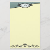 Victoriaans ijzerwas briefpapier (Voorkant)