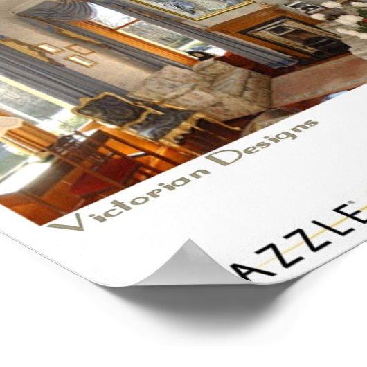 Victoriaans illustratiemonster poster (Hoek)