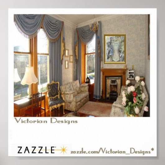 Victoriaans illustratiemonster poster (Voorkant)