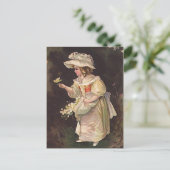  VICTORIAANS IN HET DEEP FOREST BRIEFKAART (Staand voorkant)