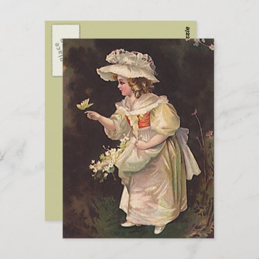  VICTORIAANS IN HET DEEP FOREST BRIEFKAART (Voorkant / Achterkant)