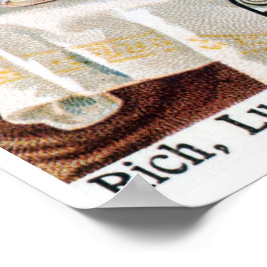  Victoriaans India en Ceylon thee en Poster (Hoek)