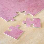 Victoriaans Indigo Damask Paisley Floral Legpuzzel (Zijkant)