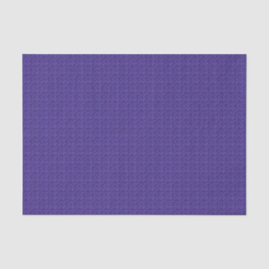 Victoriaans Indigo Damask Paisley Floral Tissuepapier (Voorkant)