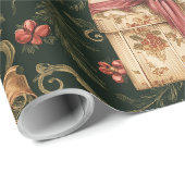 Victoriaans inpakpapier met cadeauthema (Rol Hoek)