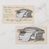 Victoriaans interieurs voor Designer Decorator Visitekaartje (Voorkant / Achterkant)