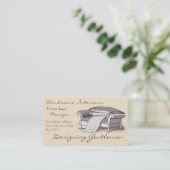 Victoriaans interieurs voor Designer Decorator Visitekaartje (Staand voorkant)