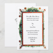  Victoriaans jaar 1893  huwelijk Kaart (Voorkant / Achterkant)