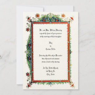 Victoriaans jaar 1893 huwelijk Kaart