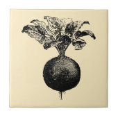  Victoriaans jaar groenten en fruit Tegeltje (Voorkant)