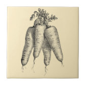  Victoriaans jaar groenten en fruit Tegeltje (Voorkant)