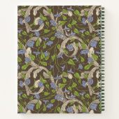 Victoriaans jachtwijnstokken met bloei notitieboek (Achterkant)