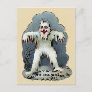 Victoriaans Jack Frost Briefkaart