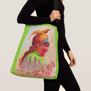 Victoriaans jestafdruk crossbody tas