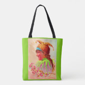 Victoriaans jestafdruk tote bag (Achterkant)