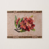 Victoriaans Jigzaag Puzzle Floral Legpuzzel (Horizontaal)