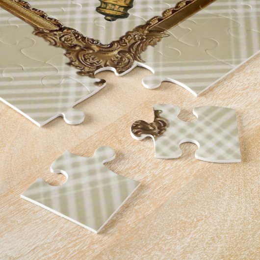 Victoriaans Jigzaag Puzzle Legpuzzel (Zijkant)