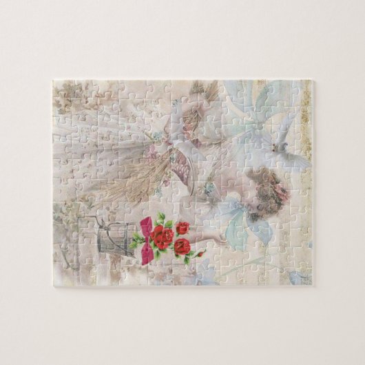 Victoriaans Jigzaag Puzzle Legpuzzel (Horizontaal)