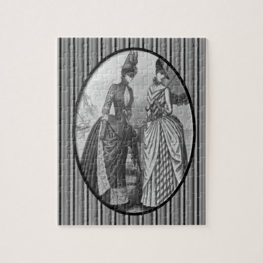 Victoriaans Jigzaag Puzzle Legpuzzel (Verticaal)