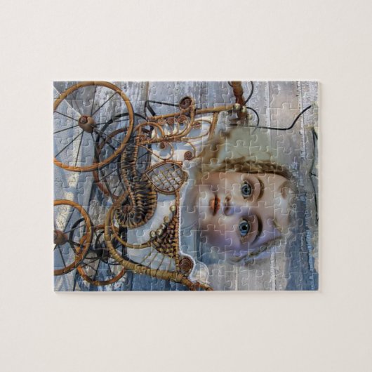 Victoriaans Jigzaag Puzzle Legpuzzel (Horizontaal)