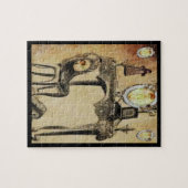 Victoriaans Jigzaag Puzzle Legpuzzel (Horizontaal)