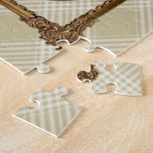 Victoriaans Jigzaag Puzzle Legpuzzel (Zijkant)