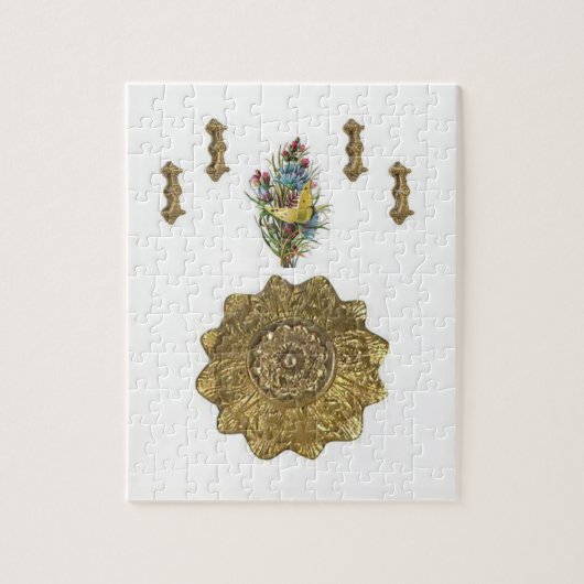 Victoriaans Jigzaag Puzzle Legpuzzel (Verticaal)