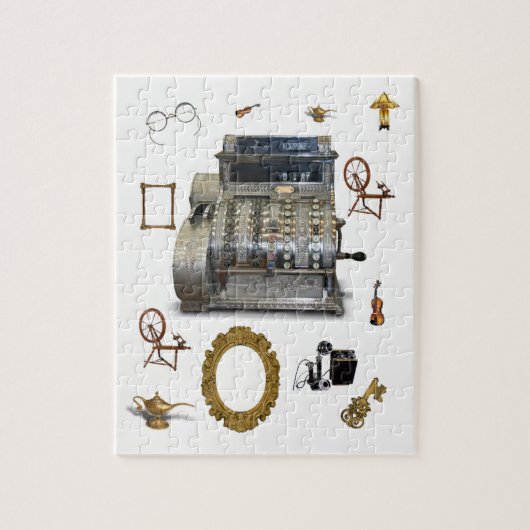 Victoriaans Jigzaag Puzzle Legpuzzel (Verticaal)