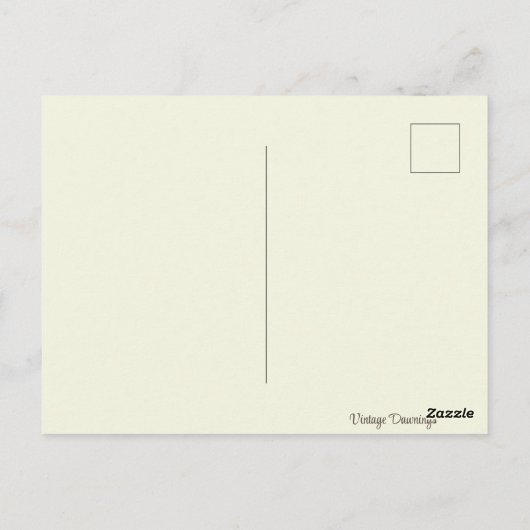 Victoriaans jong meisje met pompoen Briefkaart (Achterkant)