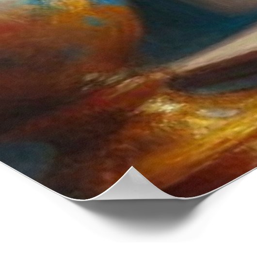 Victoriaans jongedame poster (Hoek)