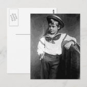 Victoriaans jongen briefkaart (Voorkant / Achterkant)
