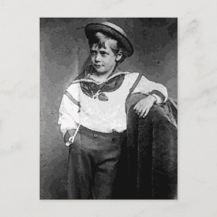 Victoriaans jongen briefkaart
