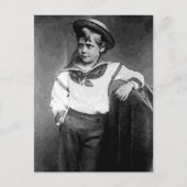 Victoriaans jongen briefkaart (Voorkant)