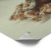 Victoriaans jongen op een slee poster (Hoek)