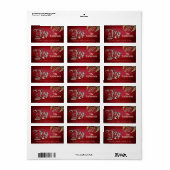  Victoriaans Joy Botanical Holly Etiket (Full Sheet)