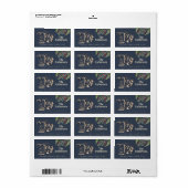  Victoriaans Joy Botanical Holly Label (Full Sheet)