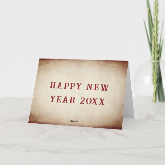  Victoriaans Joy Holiday Kaart (Achterkant)