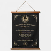 Victoriaans Kaart spelregels Hangend Wandkleed (Voorkant 2)