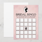 Victoriaans Kaart van het Bingo van het Vrijgezell (Voorkant / Achterkant)