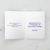 Victoriaans kaart voor crossPasen (Binnen)