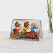  Victoriaans Kaart voor Kerstmis (Voorkant)