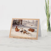  Victoriaans Kaart voor Kerstmis (Voorkant)