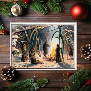  Victoriaans Kaart voor Kerstmis