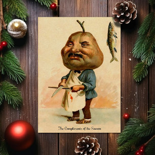  Victoriaans Kaart voor Kerstmis