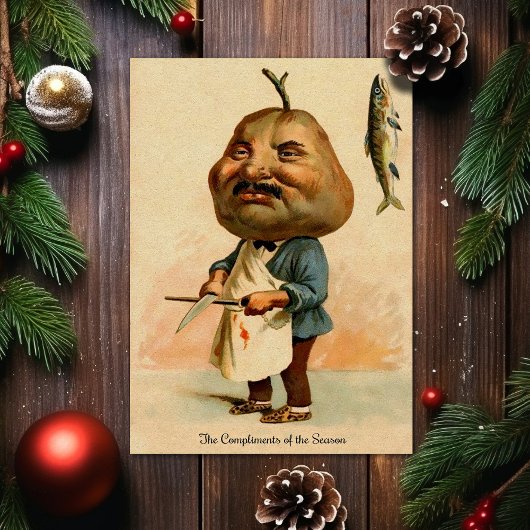  Victoriaans Kaart voor Kerstmis