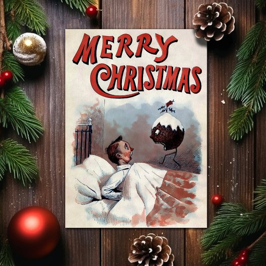 Victoriaans Kaart voor Kerstmis